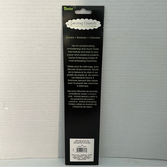 Darice 12 inches embossing border - LACE - Picture 3 of 3